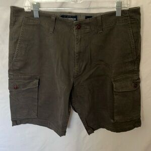Lucky Brand: Olive Cargo Shorts- 36